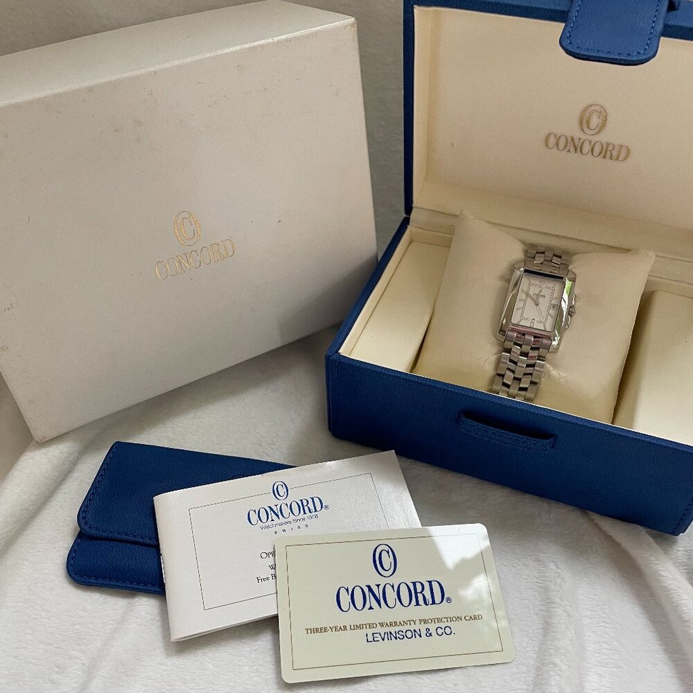 Men's Concord "Sportivo" Watch with Original Paperwork, and Box